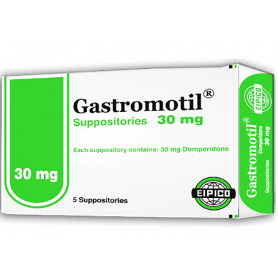 GASTROMOTIL 30 MG ( DOMPERIDONE ) 5 SUPPOSITORIES